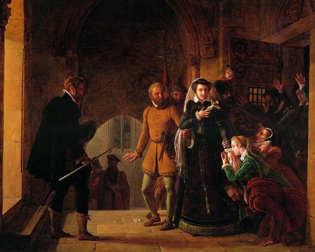 Italian School、Queen of Scots、希少画集より Entrikalarıyla filmlere konu olan kraliçelerin mektuplarında