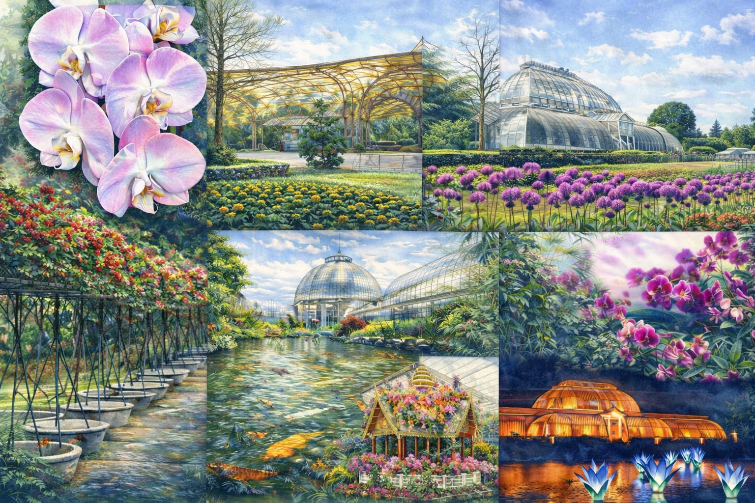 Kew Kraliyet Botanik Bahçeleri: Orkide festivali