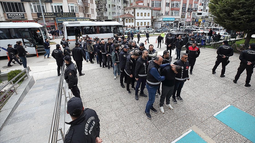 Çorum merkezli 5 ilde düzenlenen 