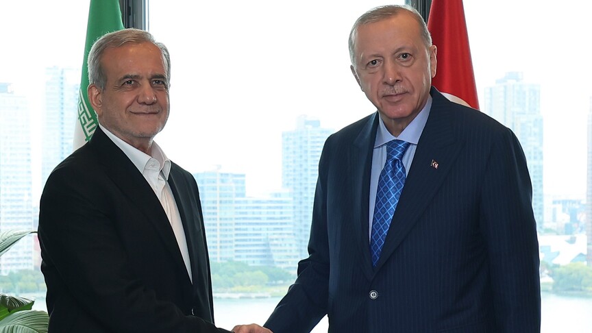 Erdoğan ve Pezeşkiyan bölgesel güvenliği görüştü