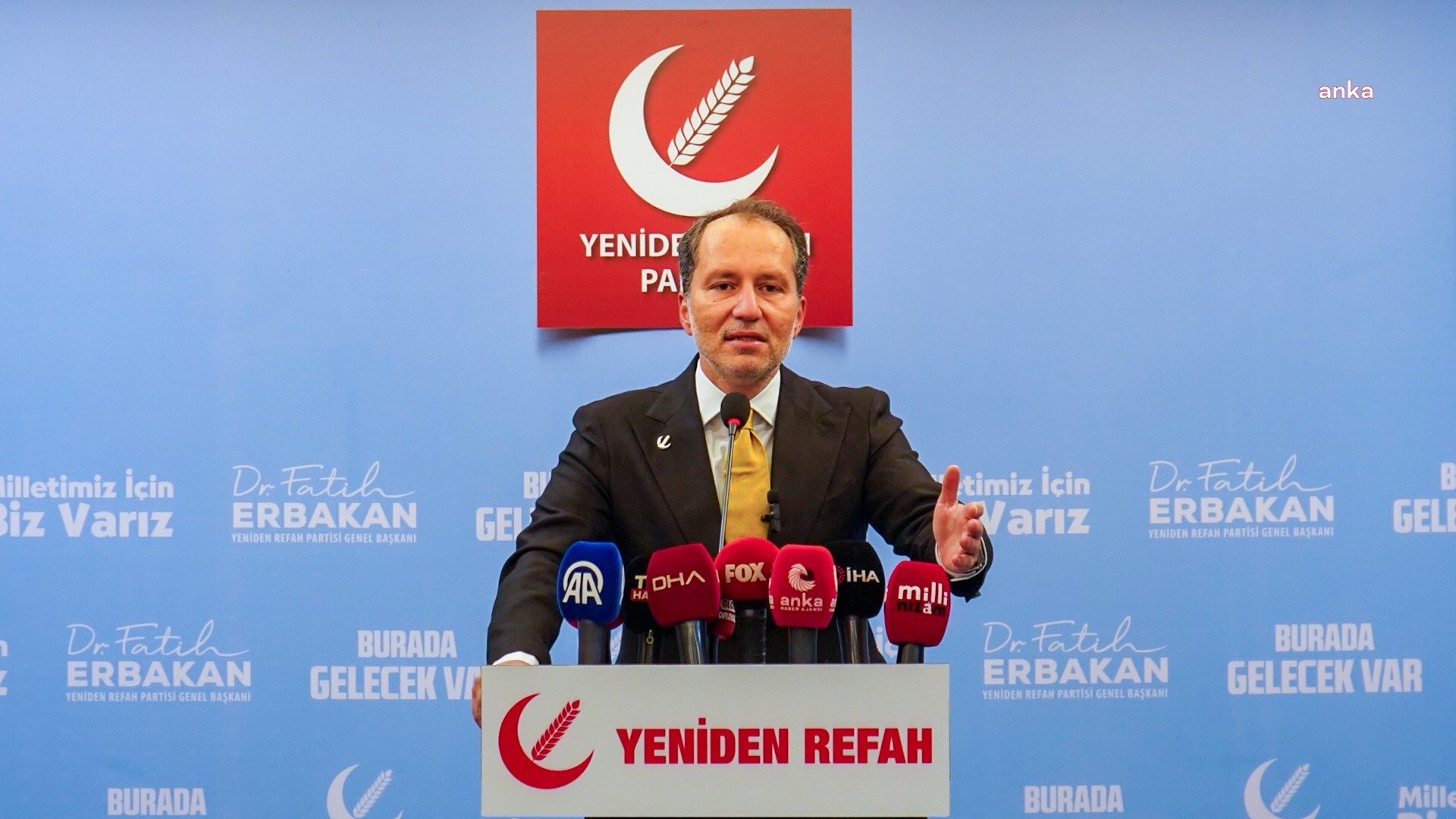 Yeniden Refah Partisi Genel Başkanı Erbakan: Barrack’ın ifadeleri emperyalist bir haddi aşmadır