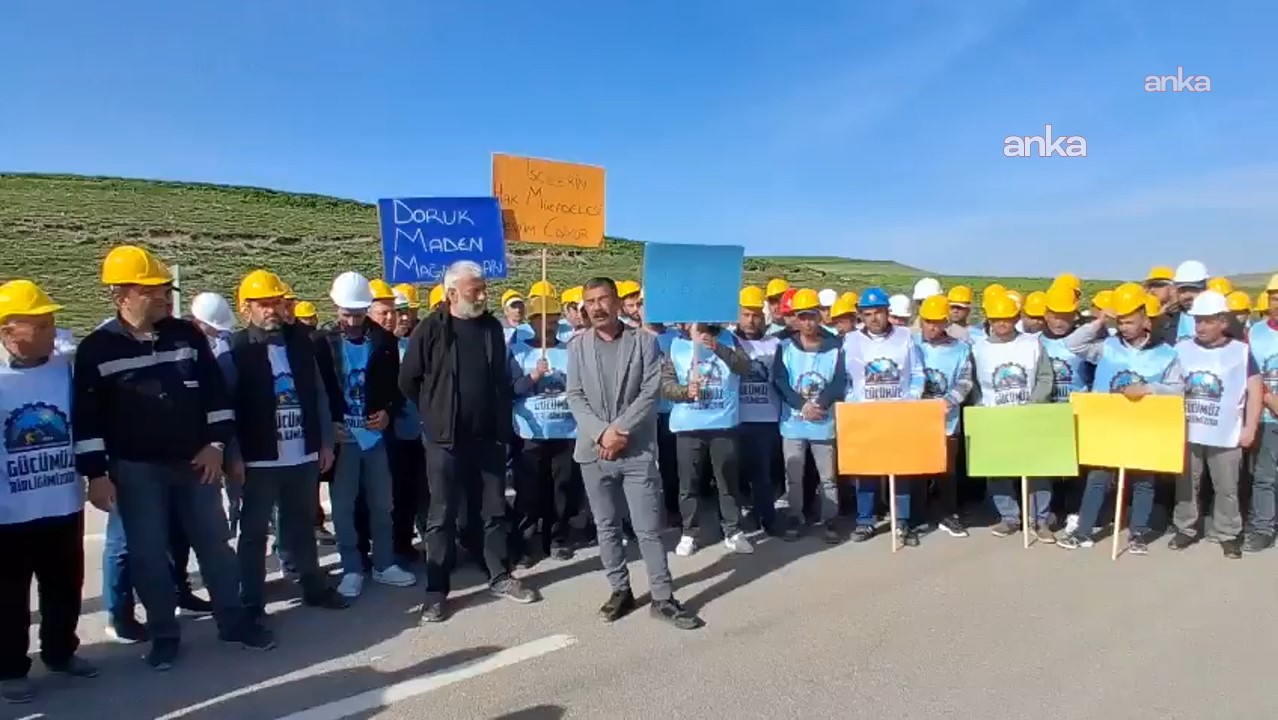 Bağımsız Maden İş Sendikası: Doruk Madencilik işçilerine verilen sözler tutulmadı