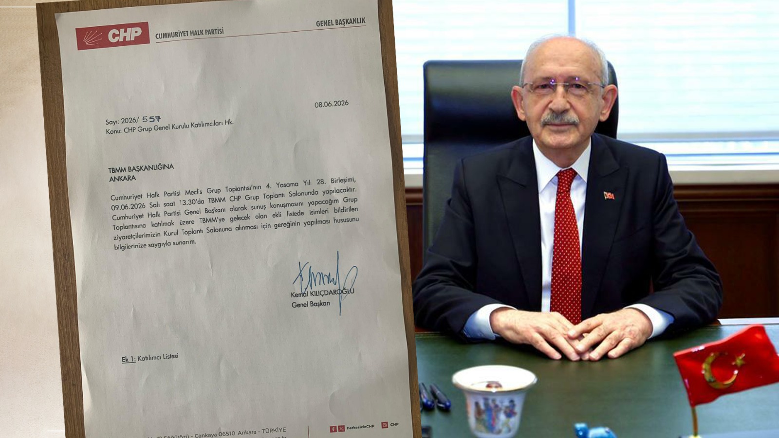 CHP’de grup toplantısı krizi: Kılıçdaroğlu, CHP Grubu'na yaz