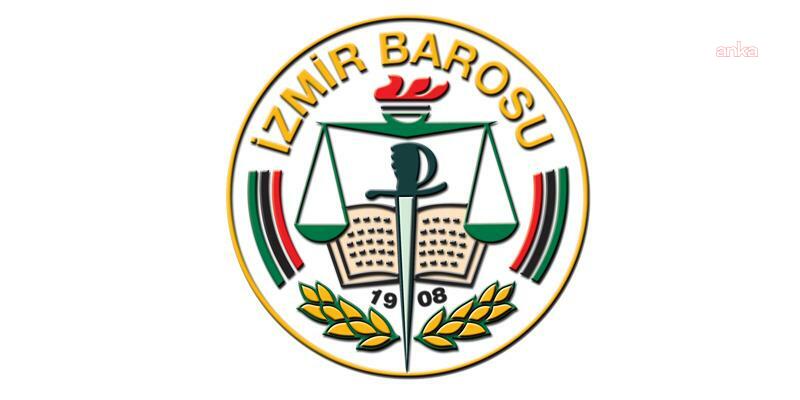 İzmir Barosu Başkanı Sefa Yılmaz ve yönetim kurulu üyeleri h