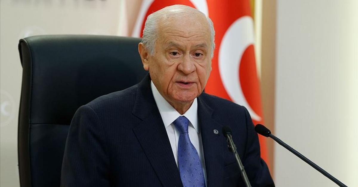 mhp lideri bahceli alparslan turkes in