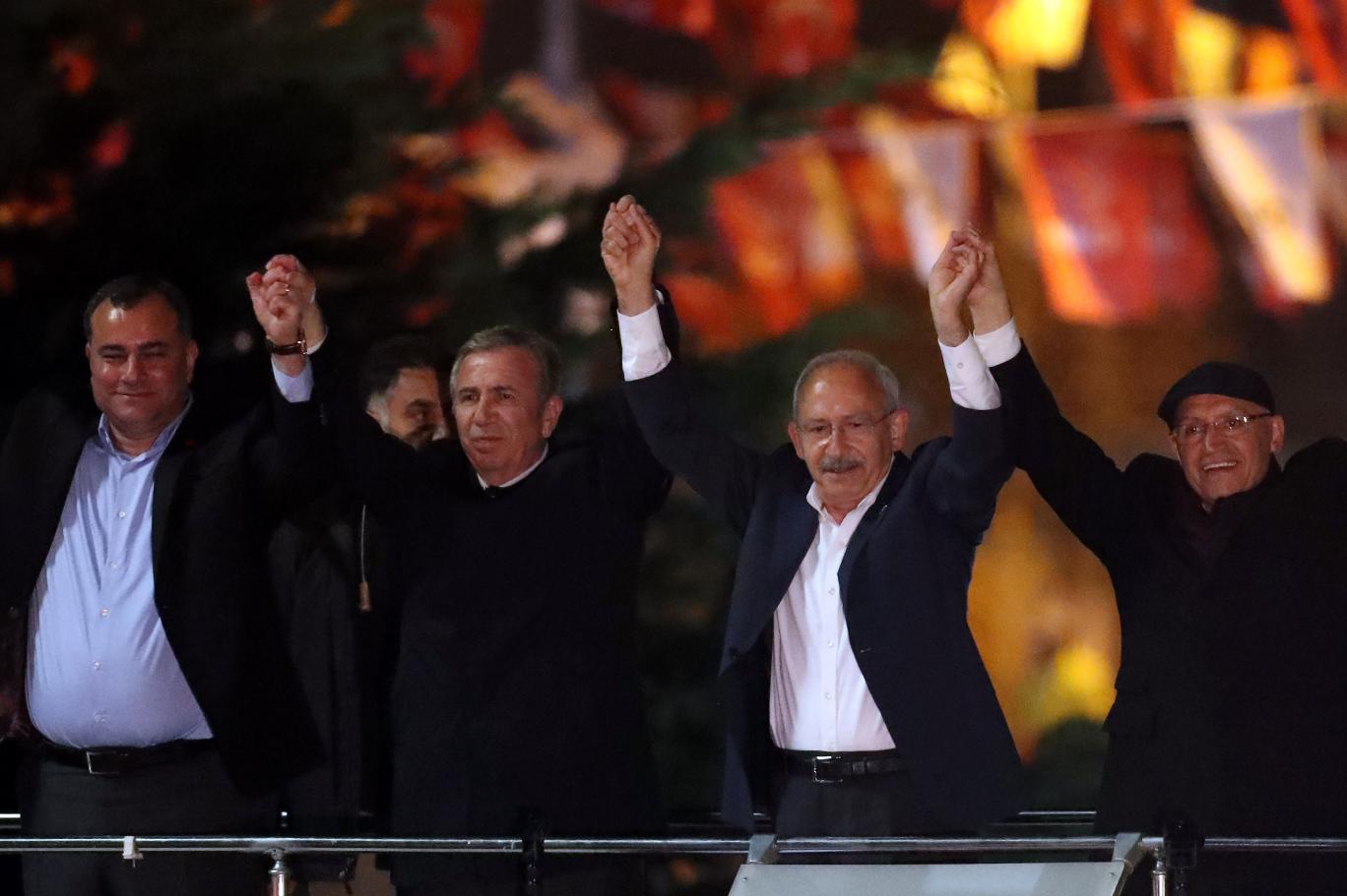 ankara da secimin galibi mansur yavas