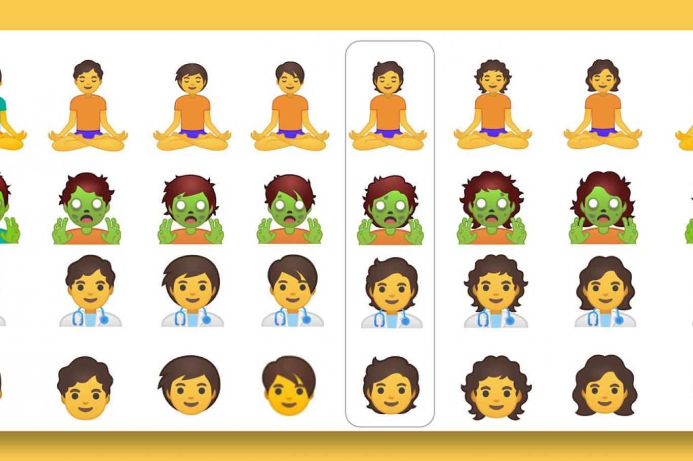 google in yeni emojileri ne erkek ne