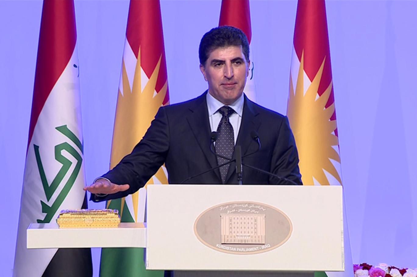barzani nin yeminiyle irak kurdistan