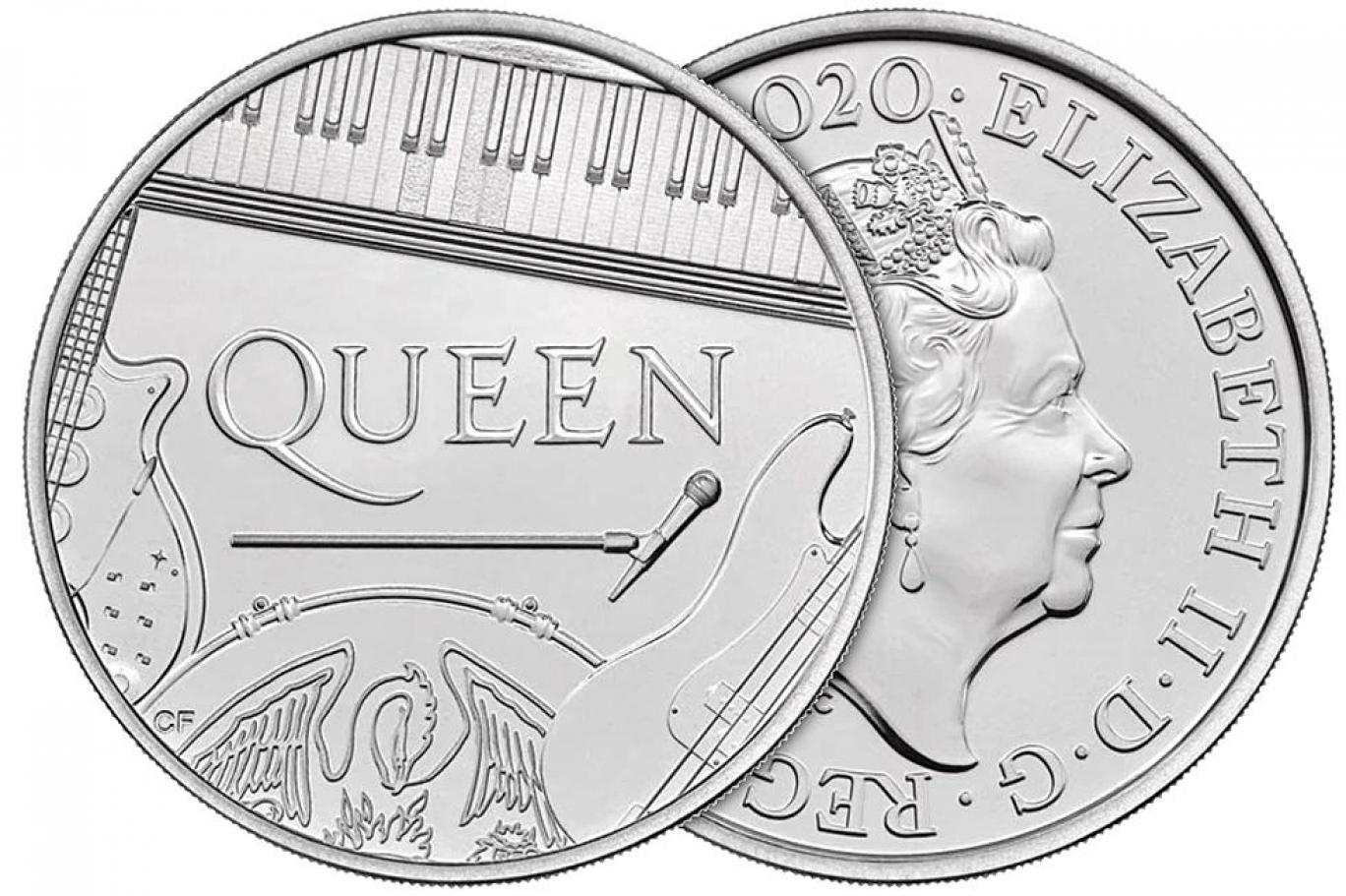 queen e ozel madeni hatira parasi