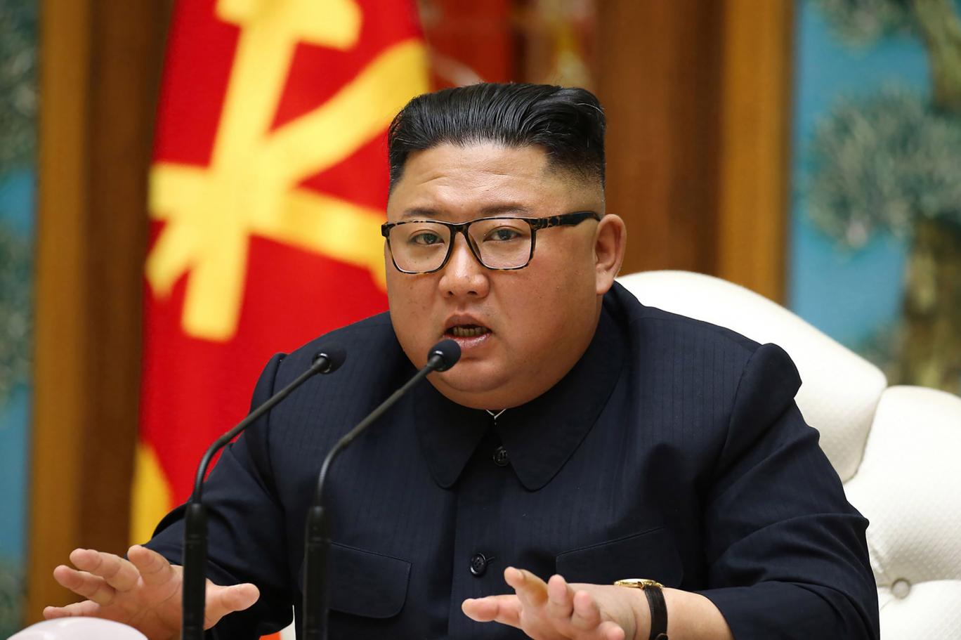 verilen kuzey kore de kim yine maske