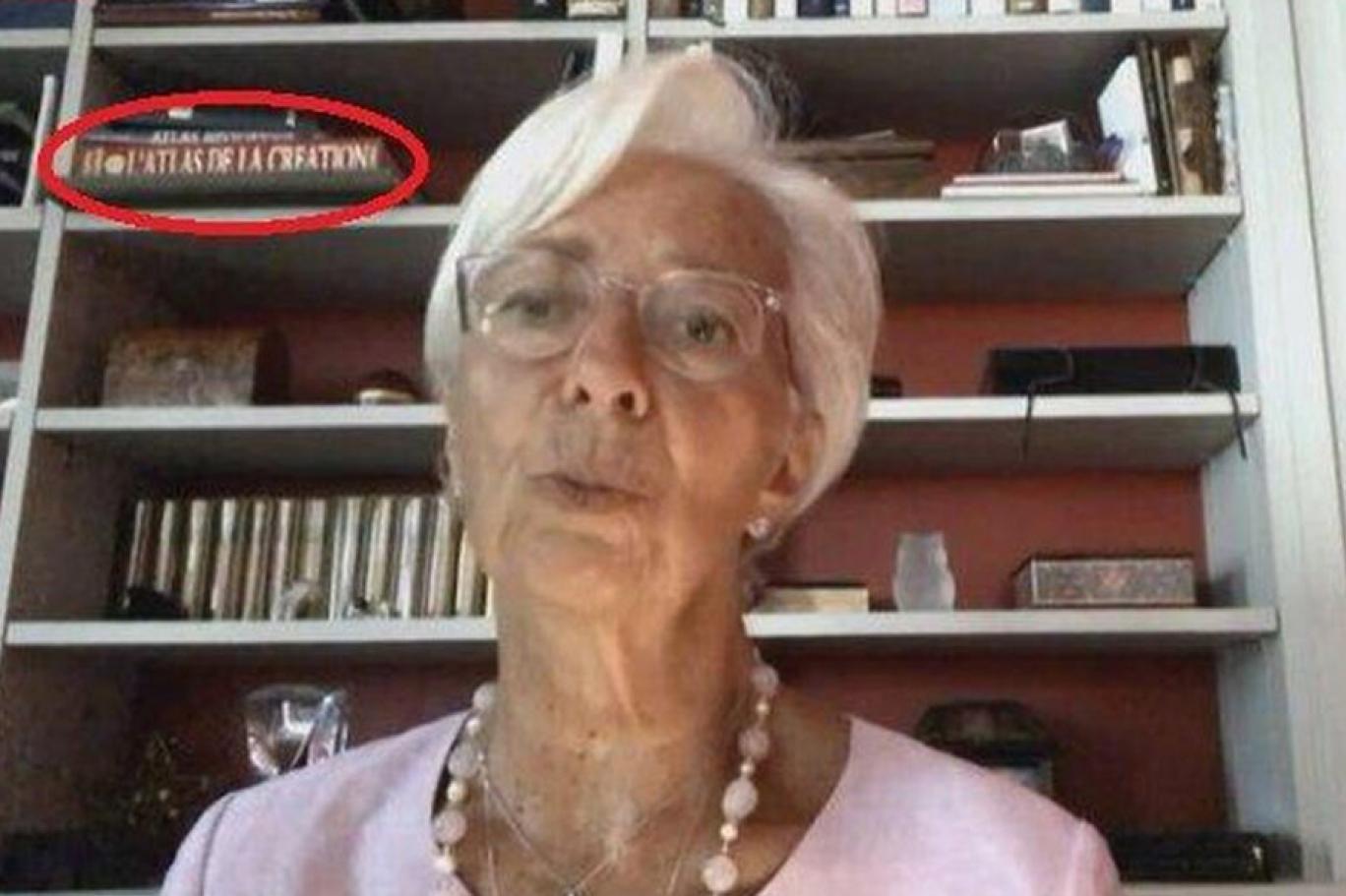 christine lagarde in kitapliginda adnan