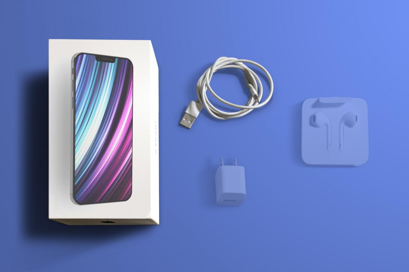 iphone 12 kutusundan sarj adaptoru ve