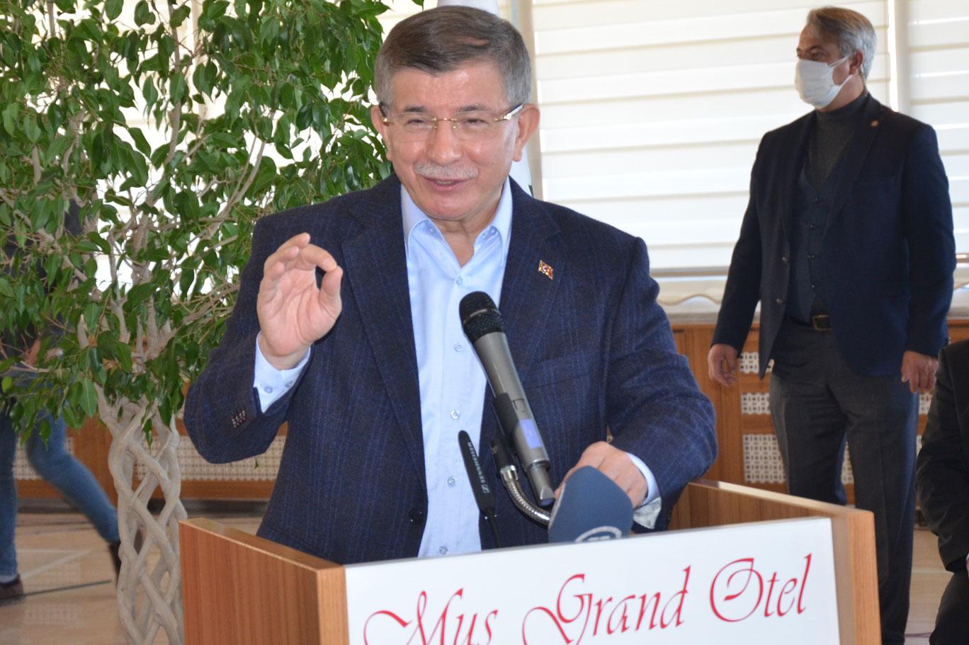 gelecek partisi genel baskani davutoglu