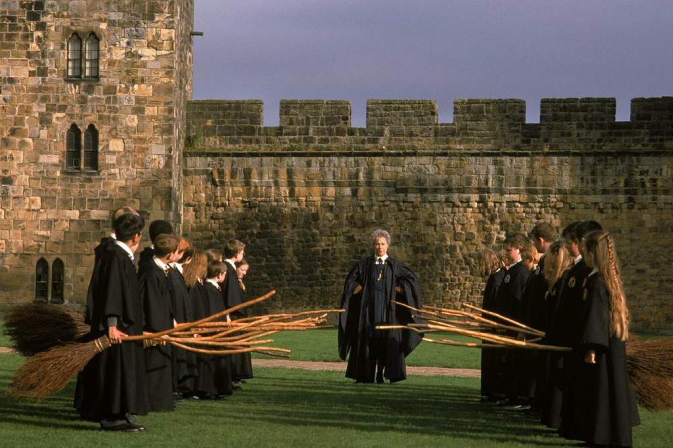 harry potter in tarihi kalesine