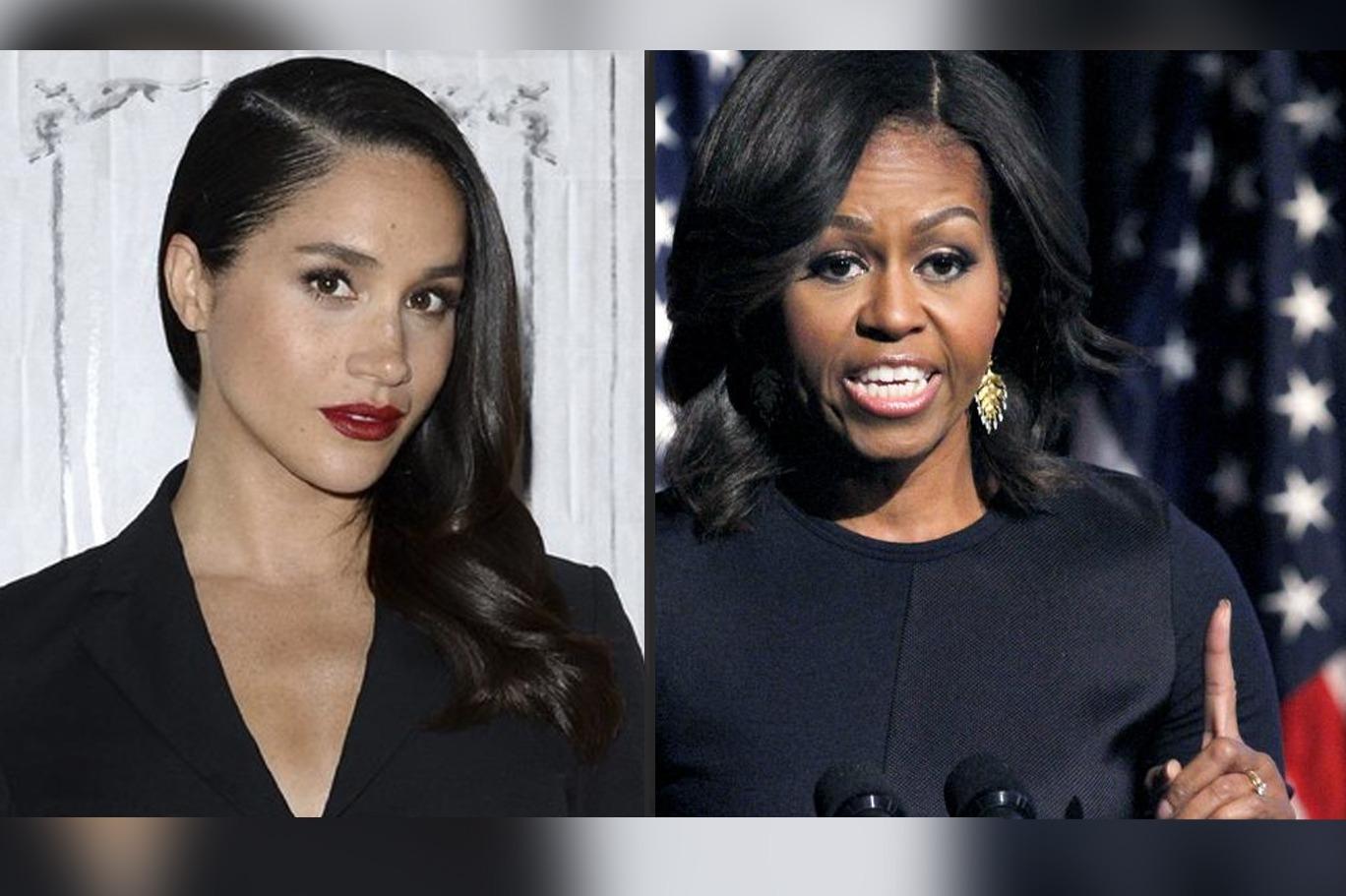 michelle obama kraliyet ve meghan
