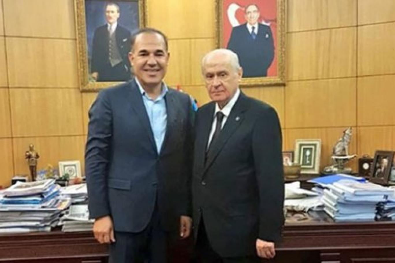 mhp lideri bahceli nin basdanismani