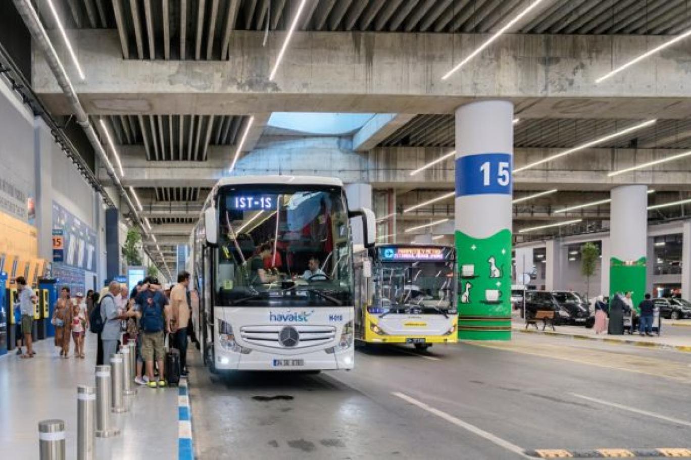 Камера хранения в аэропорту стамбула новый аэропорт. Havaist Bus Istanbul. Новый аэропорт Стамбула автобус. Аэропорт Стамбула ist. Автобусная станция в новом аэропорту Стамбула.
