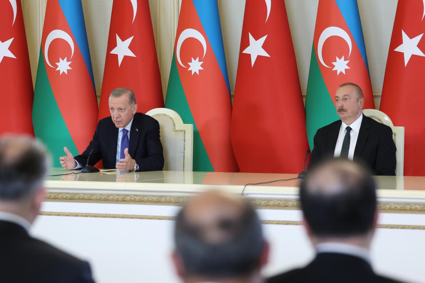 Erdoğan, Aliyev ile ortak basın toplantısı düzenledi: Türkiye-Azerbaycan  Üniversitesi'nin kurulması için çalışmalara başlandı | Independent Türkçe