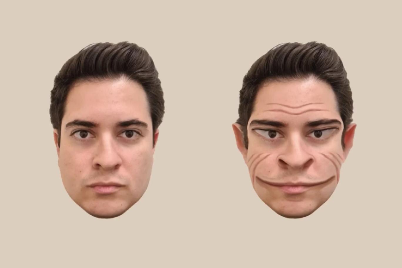 "Şeytan yüzü" sendromuna sahip kişilerin başkalarını nasıl gördüğü bilgisayarda resmedildi