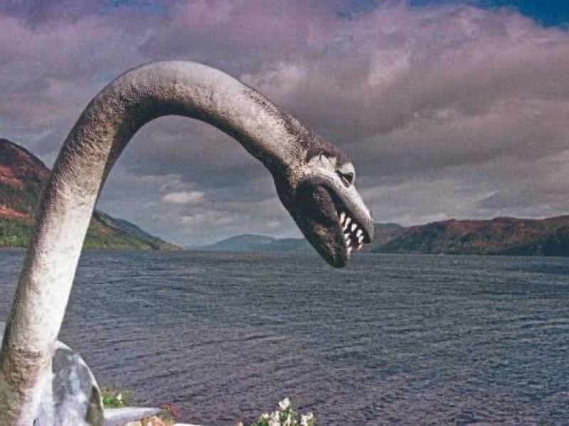 unlu loch ness canavari yilan baligi