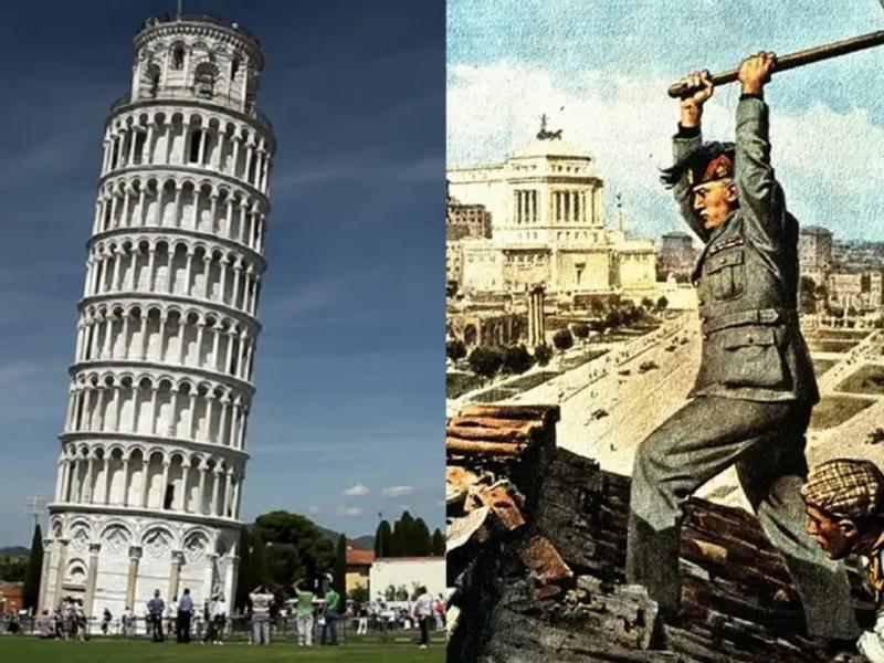 pisa kulesi ni egik oldugu icin