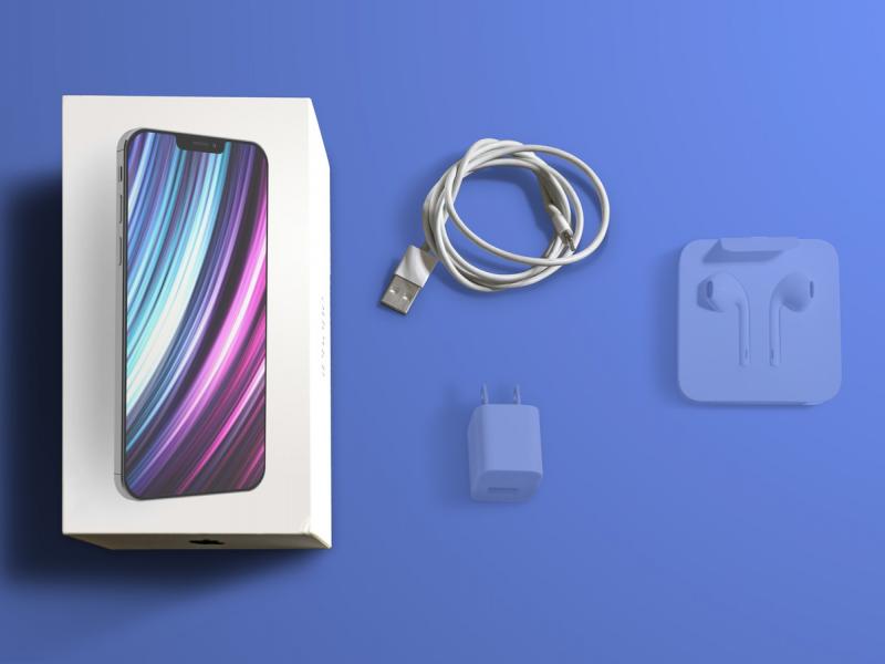 iphone 12 kutusundan sarj adaptoru ve