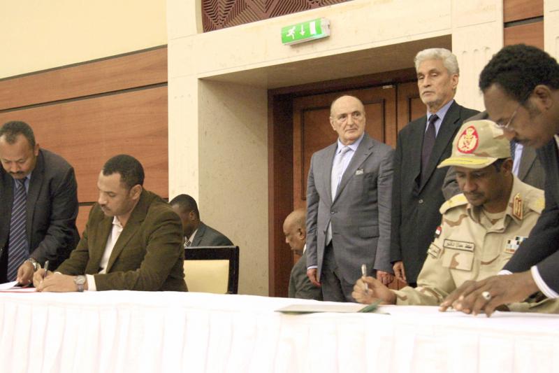 sudan taraflar imza AFP