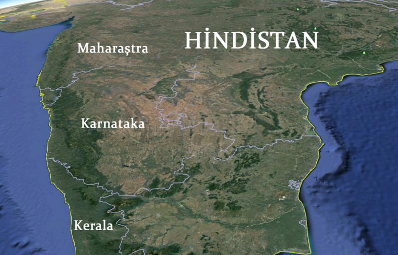 hindistan harita google earth