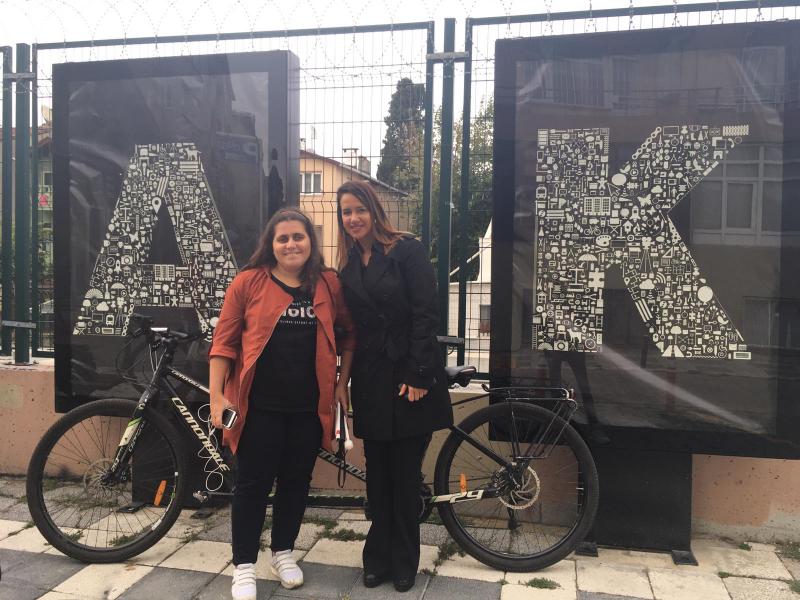 Elif Kain'le birlikte- Engelsiz Pedal Derneği. JPG