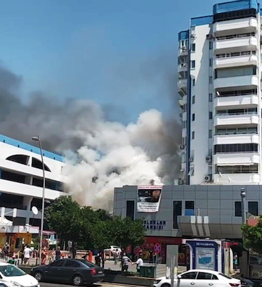 adana da klima unitesi patladi cikan