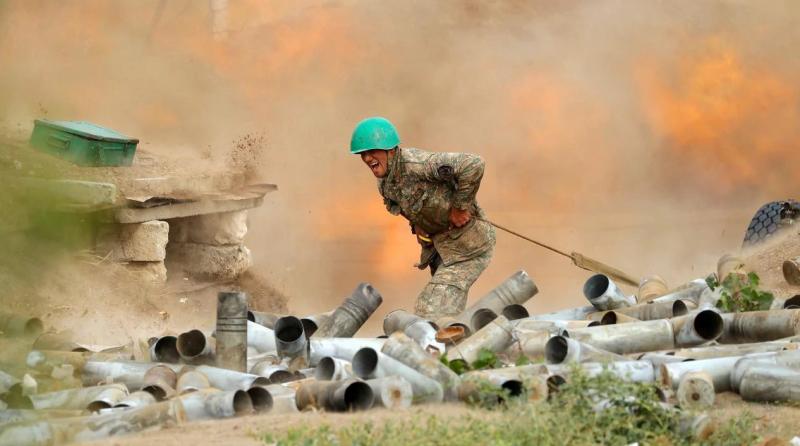 Dağlık Karabağ'da çatışmalar / Fotoğraf: AFP