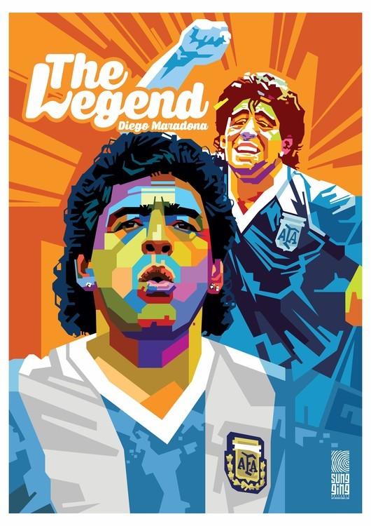 İngilizce yazı- Efsane Maradona.JPG