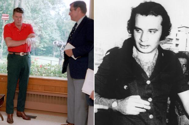 İki ayrı görüntü-Ali H. Selame, 1970'ler Beyrut- R. Reagan ve ajan Robert Ames, 1982 ABD .jpg