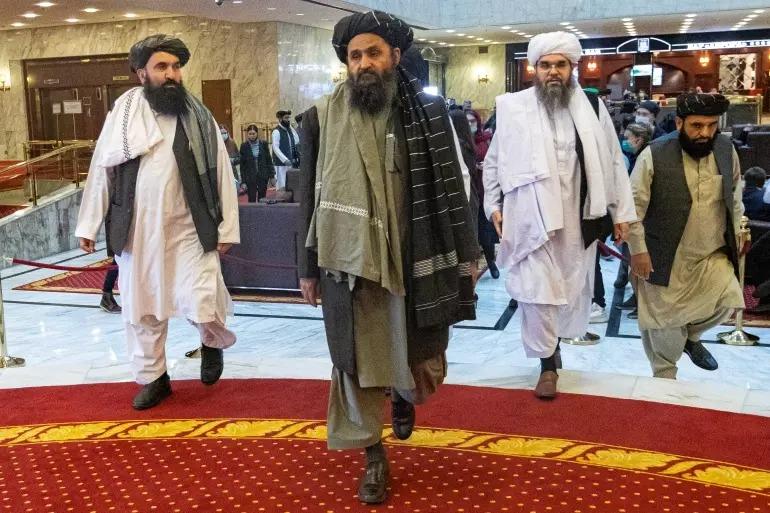 Taliban müzakerecisi Molla Abdulgani Berdar Moskova'da, Kaynak-El Cezira TV sitesi.jpg