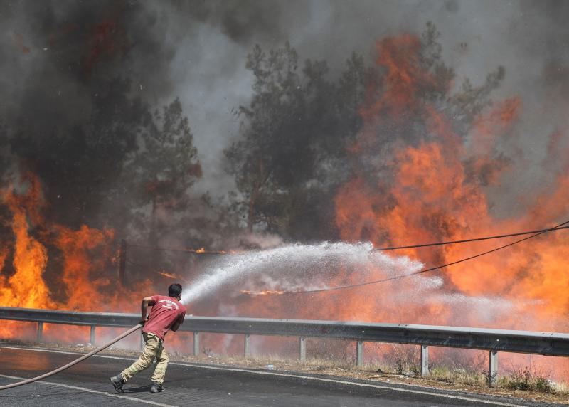 yangın marmaris reuters