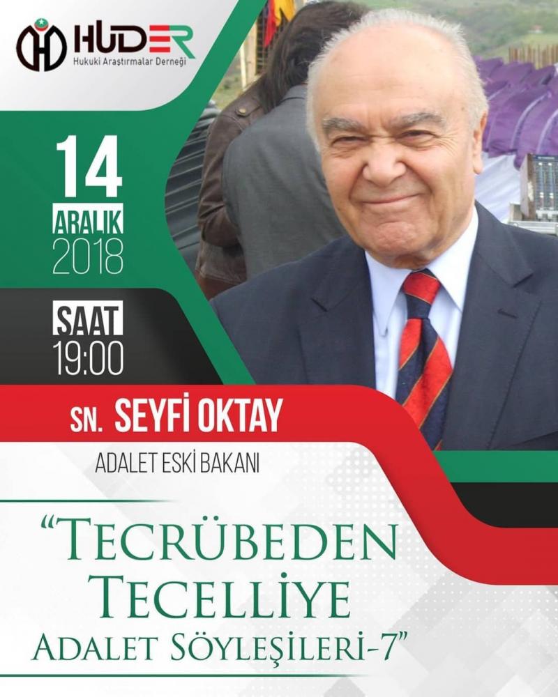 Seyfi Oktay'ın bir söyleşisinin duyurusu. .jpg