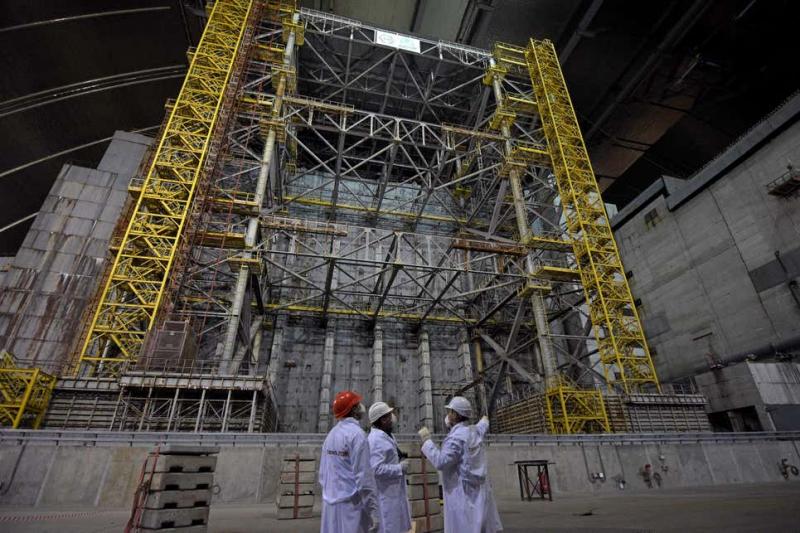 Yeni Güvenli Kapatma (NSC) bölgesi ve başarısız Reactor 4.Fotoğraf.jpg
