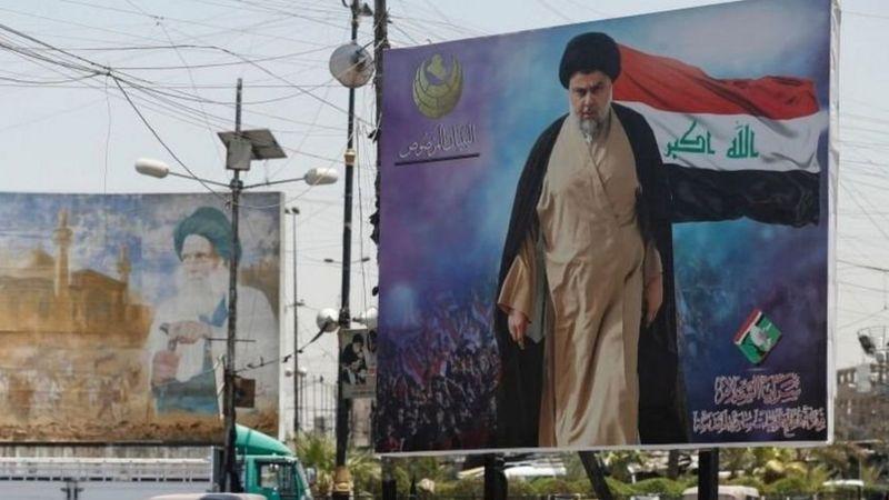 Mukteda El Sadr, hükümet kurmada ve ülke siyasetinde anahtar onun elinde-Fotoğraf, Ahmad Al Rubaye.jpg