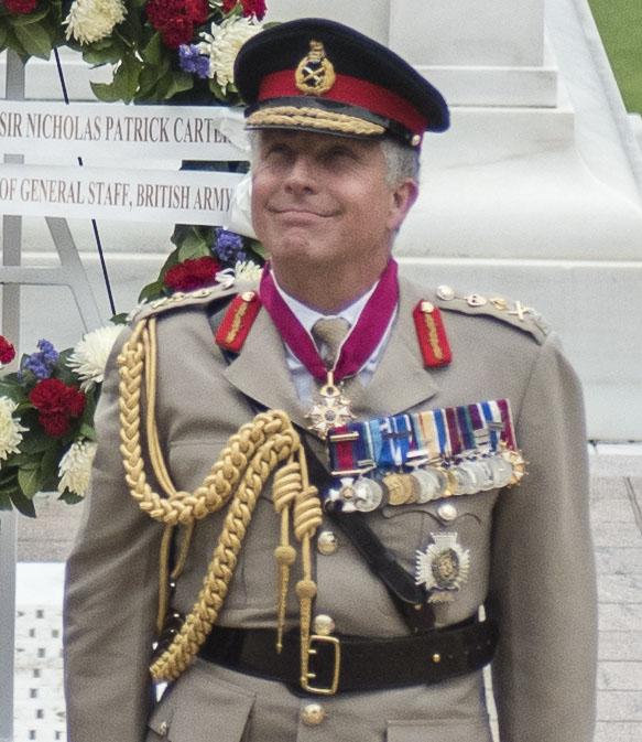 İngiliz Savunma Kurmay Başkanı General Sir Nicholas Carter. Kaynak, Wikipedia
