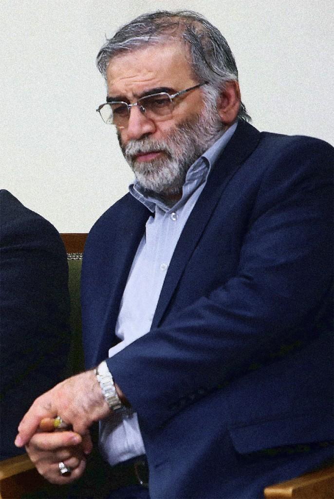 Mossad ajanlarınca suikasta uğrayan İranlı nükleer bilim insanı Muhsin Fahrizade-Fotoğraf- SalamPix-Abaca-Sipa USA.jpg