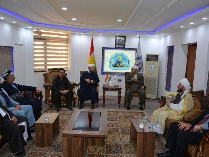 Vakıflar ve Diyanet İşleri Bakanlığı temsilcileri, İslam Âlimleri Birliği'ni ziyaret ediyor. Kaynak-kurdistan_parliament_lawqaf.jpg