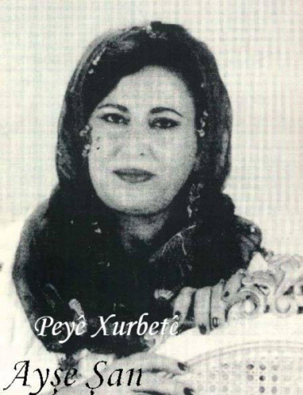 1938 Diyarbakır doğumlu Ayşe Şan'ın Kürtçe şarkıları Bağdat, Tahran ve Erivan radyolarında yayınlanmıştı.jpg