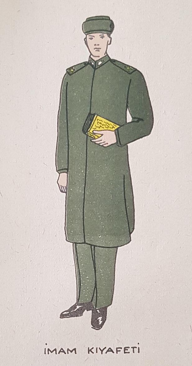 1964 tarihli kıyafet kararına göre askeri imam üniforması.jpg