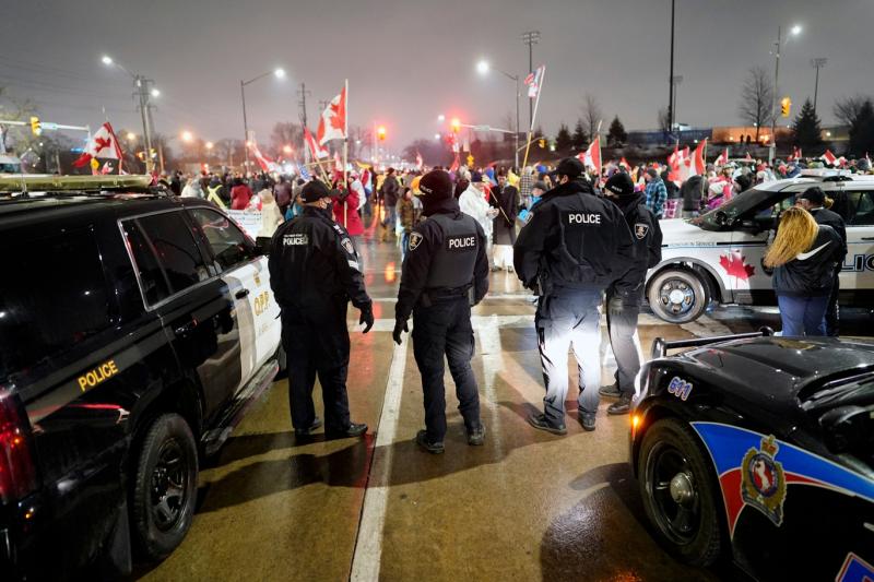 Kanada'da kamyon şoförlerinin protestosu (AFP).jpg