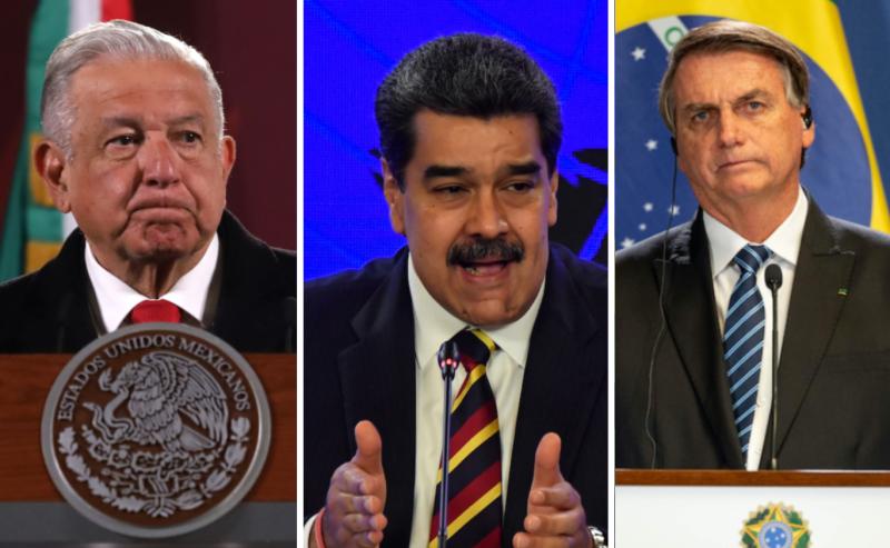 Meksika'dan Andrés Manuel López Obrador, Brezilya'dan Jair Bolsonaro ve Venezuela'dan Nicolás Maduro, Rusya'nın Ukrayna işgaline yanıt veren birçok LATAM liderinden sadece üçüydü.jpg
