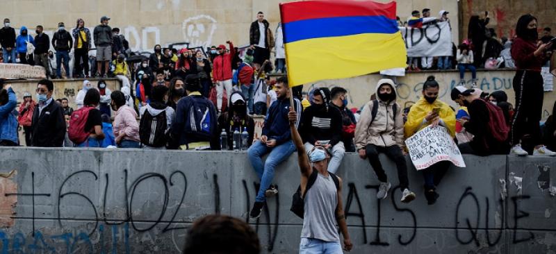 Kolombiya'nın 2021'deki şiddetli protestoları ControlRisks.jpg