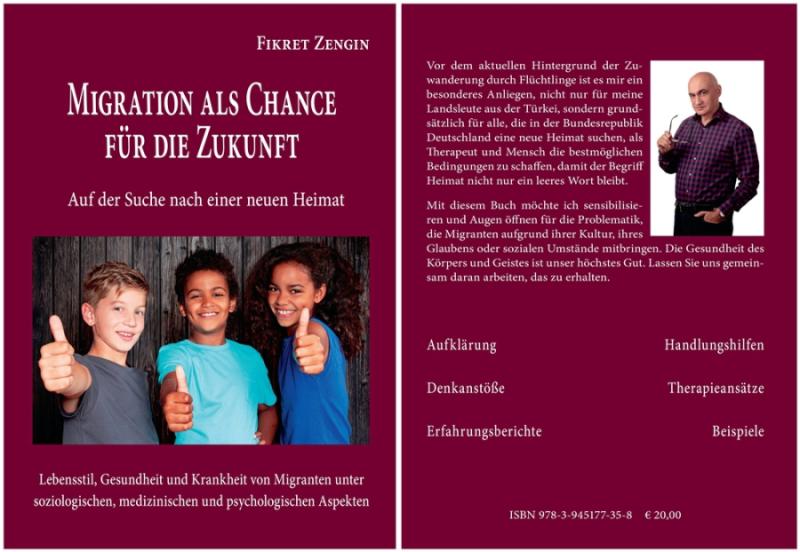 Fikret Zengin, Almanca yazdığı bu kitabında göçün yararlı ve zararlı yönlerini açıklıyor.jpg
