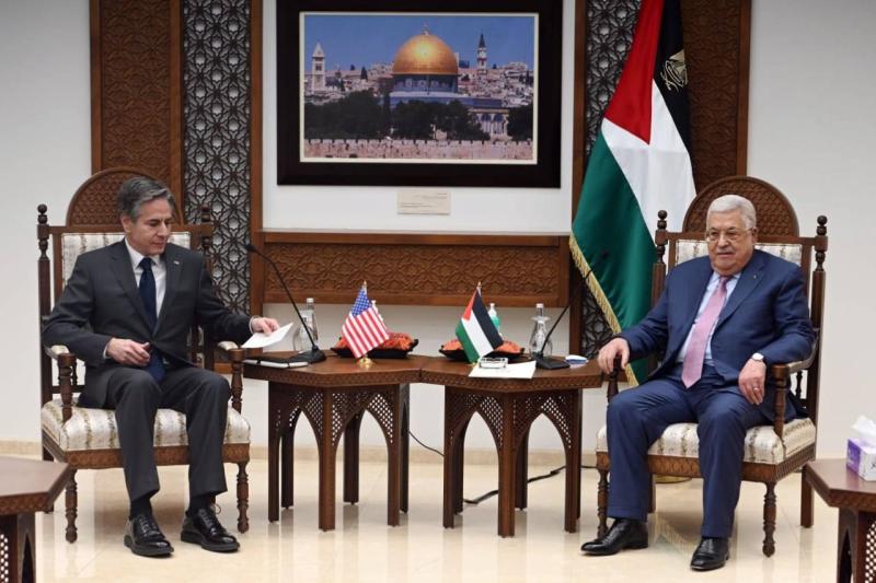 ABD Dışişleri Bakanı Antony Blinken ile Filistin Yönetimi Başkanı Mahmud Abbas görüşmesi. Vaat çok ama icraat yok_.jpg