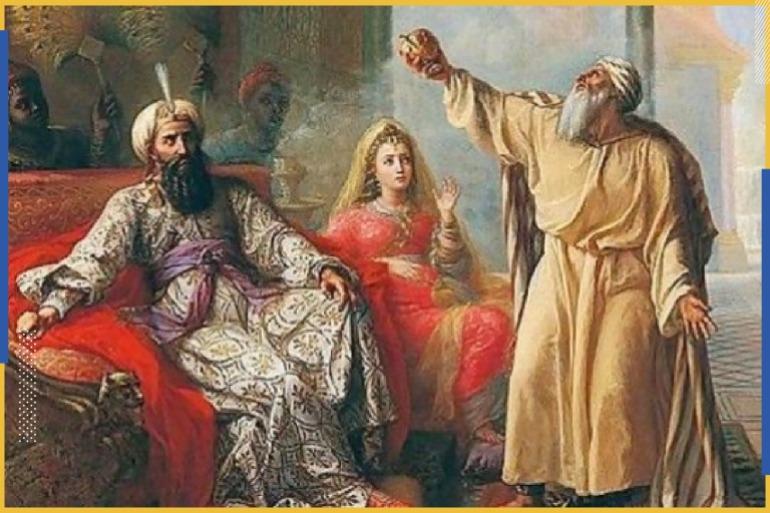 Valide Sultan Şağab, oğlu Halife Muktedirbillah ile tasvir edilmiştir. Kaynak-El Cezire.net_.jpg