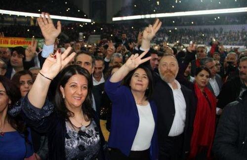 HDP, Güçlü Parti, Kararlı Mücadele sloganıyla kongresini başlattı. Kaynak-Bianet.jpg